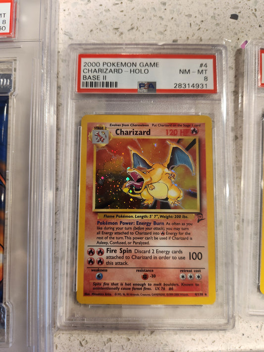 PSA 8 CHARIZARD 🔥