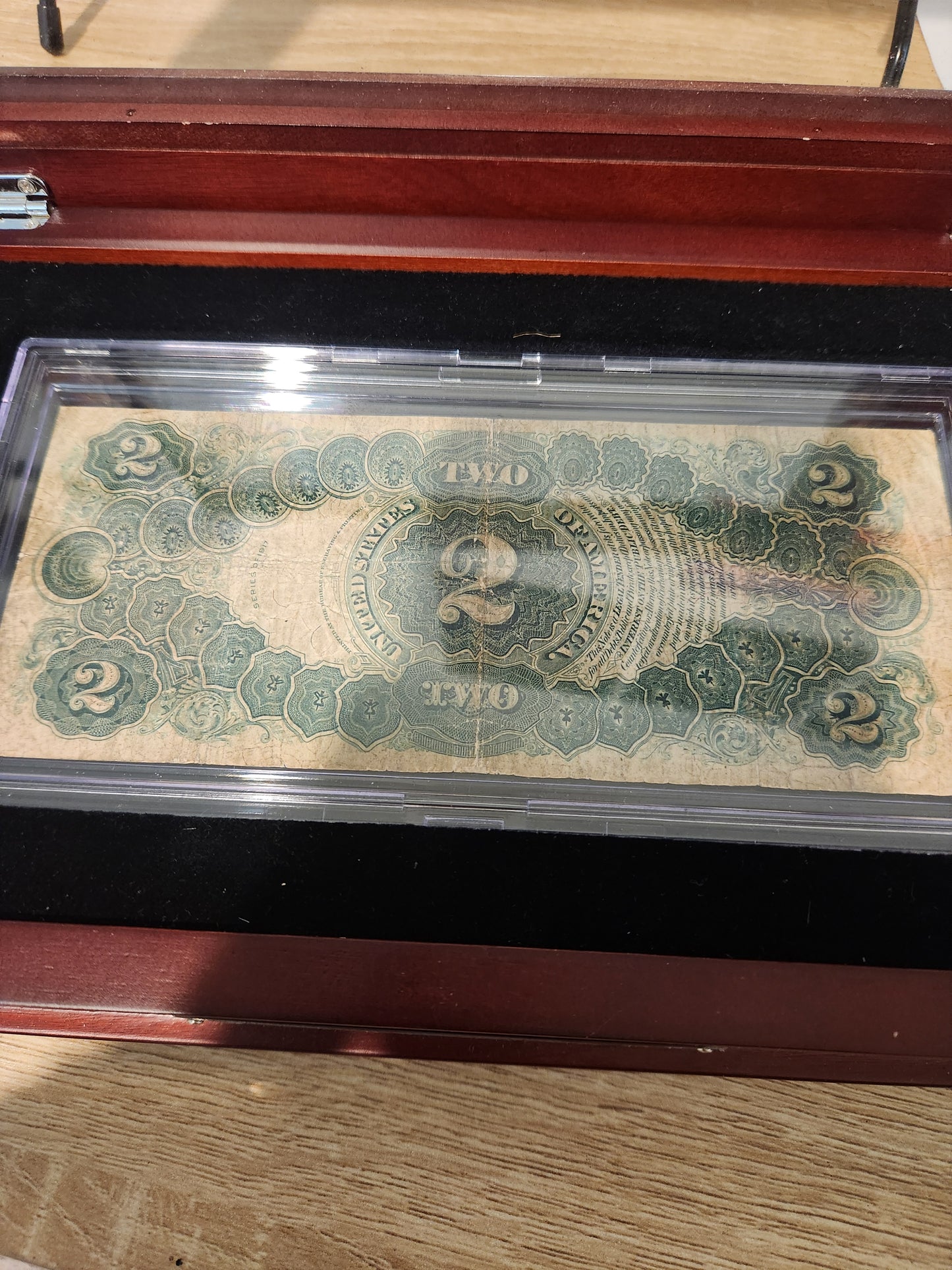 The last large two-dollar US note 1917