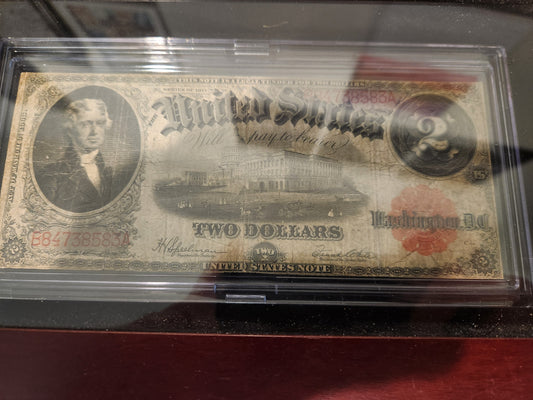 The last large two-dollar US note 1917